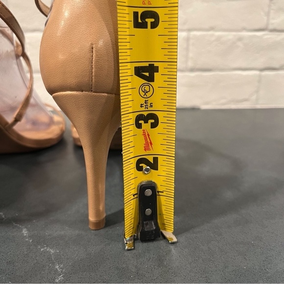 Thalia Sodi sz 11 Darria2 tan vegan strappy heeled sandals - Picture 15 of 16